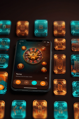 Smartphone mit Piperspin Casino App